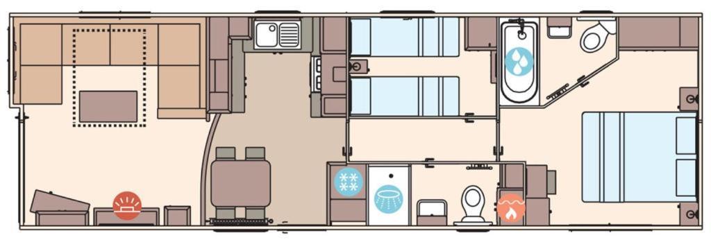Tattershall Lakes 6 Berth With Bath Exterior foto
